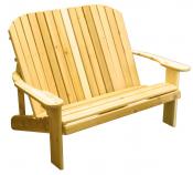 Click to enlarge image - Adirondack Loveseat $349 - Designed for love birds with room for two to curl up in!
